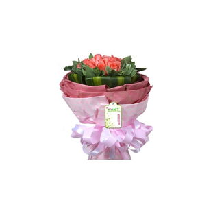 維納斯鮮花 19枝粉玫瑰，獻上情人節甜蜜禮贊